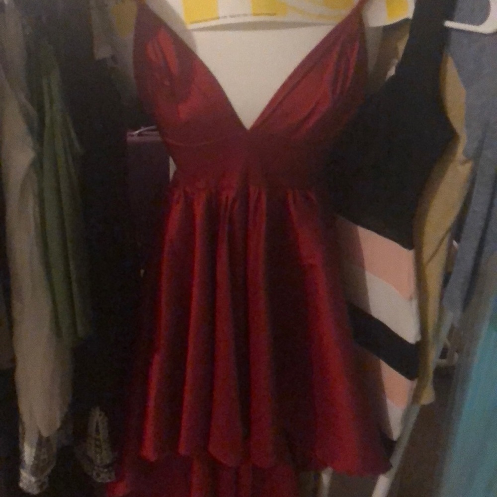 Red dress
